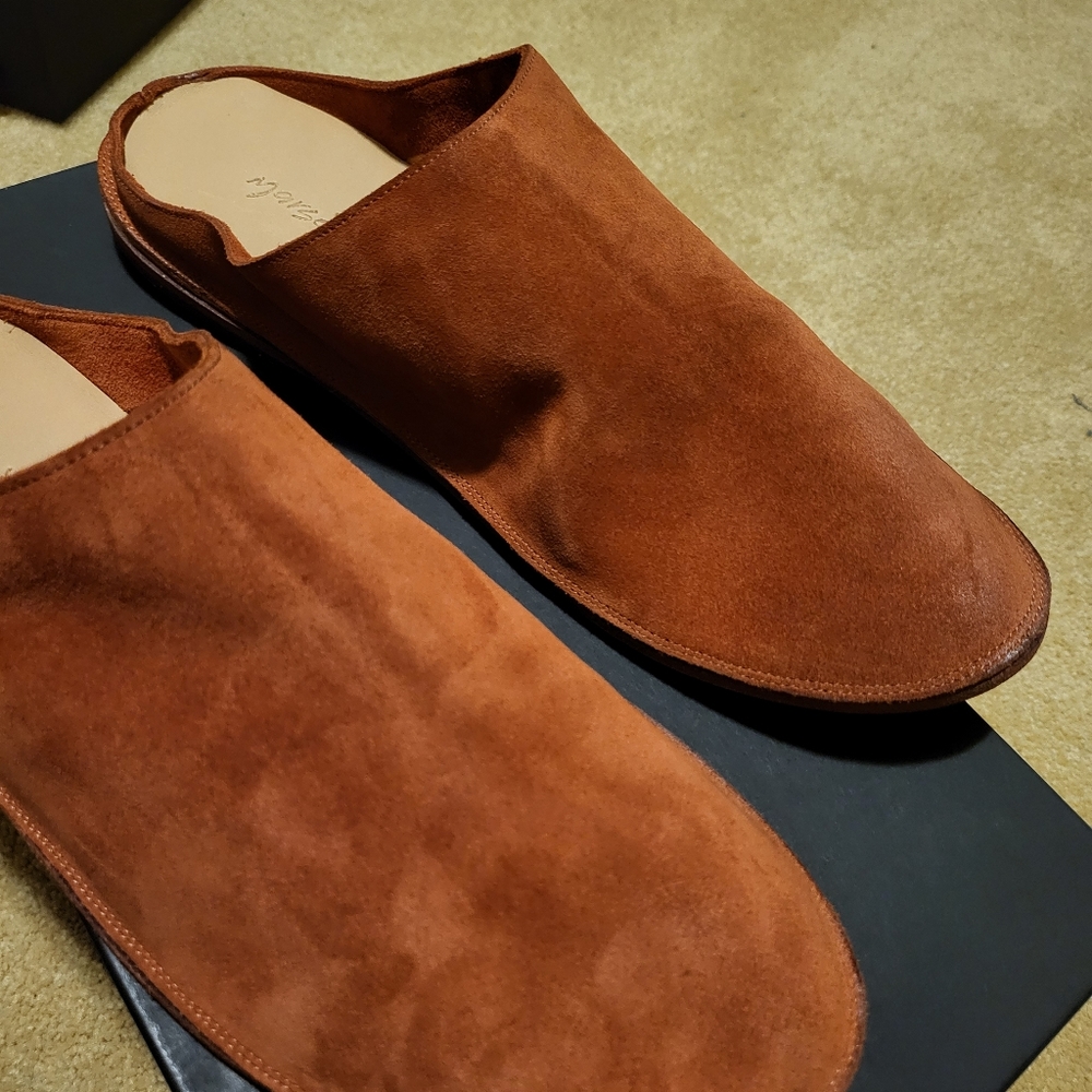 Marsell Slip-on Loafers Suede sz43 rust rare brand new with box amazing color.